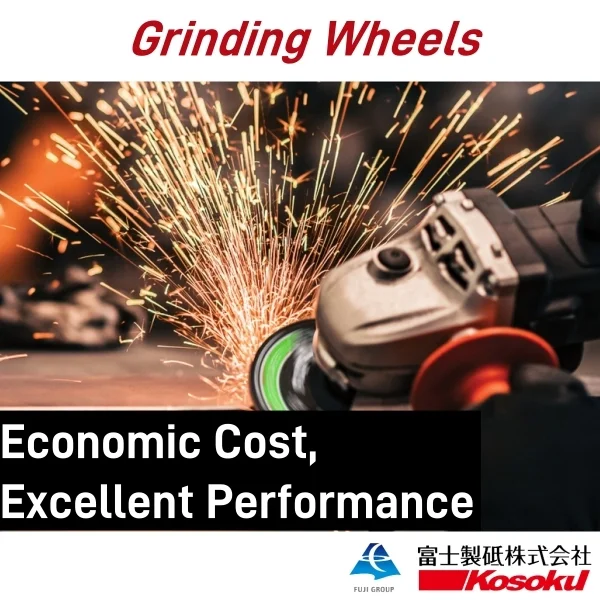 Fuji Eco Grinding Wheel angle grinder operation in heavy industry
