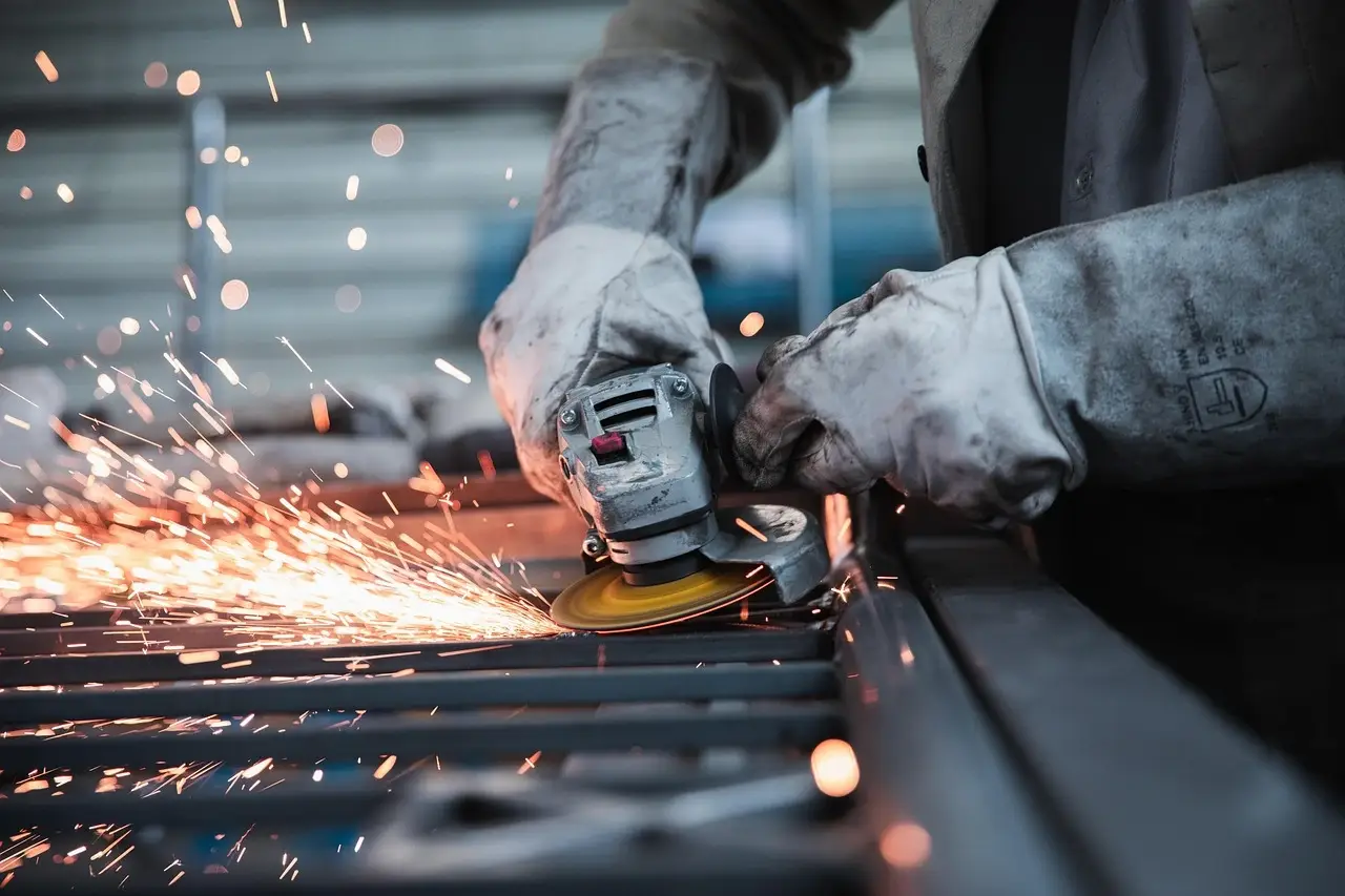 Metal deburring with a FUJI grinding wheel