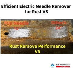 Performance of Needle Scaler for Rust (GISHIN) Vs. other brand