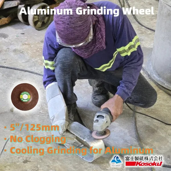 FUJI Super F2 125mm grinding wheel for aluminum fabrication