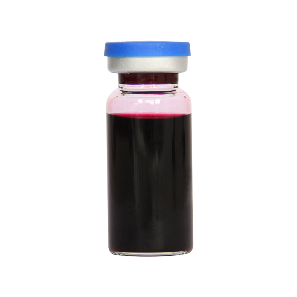10ml Glass Vials-2-1/2 Dram Amber Glass Headspace Vials with Plastic-Aluminum Flip Caps and Rubber Injection Stoppers, 100 Pack, 20mm Flat Bottom Lab Vial