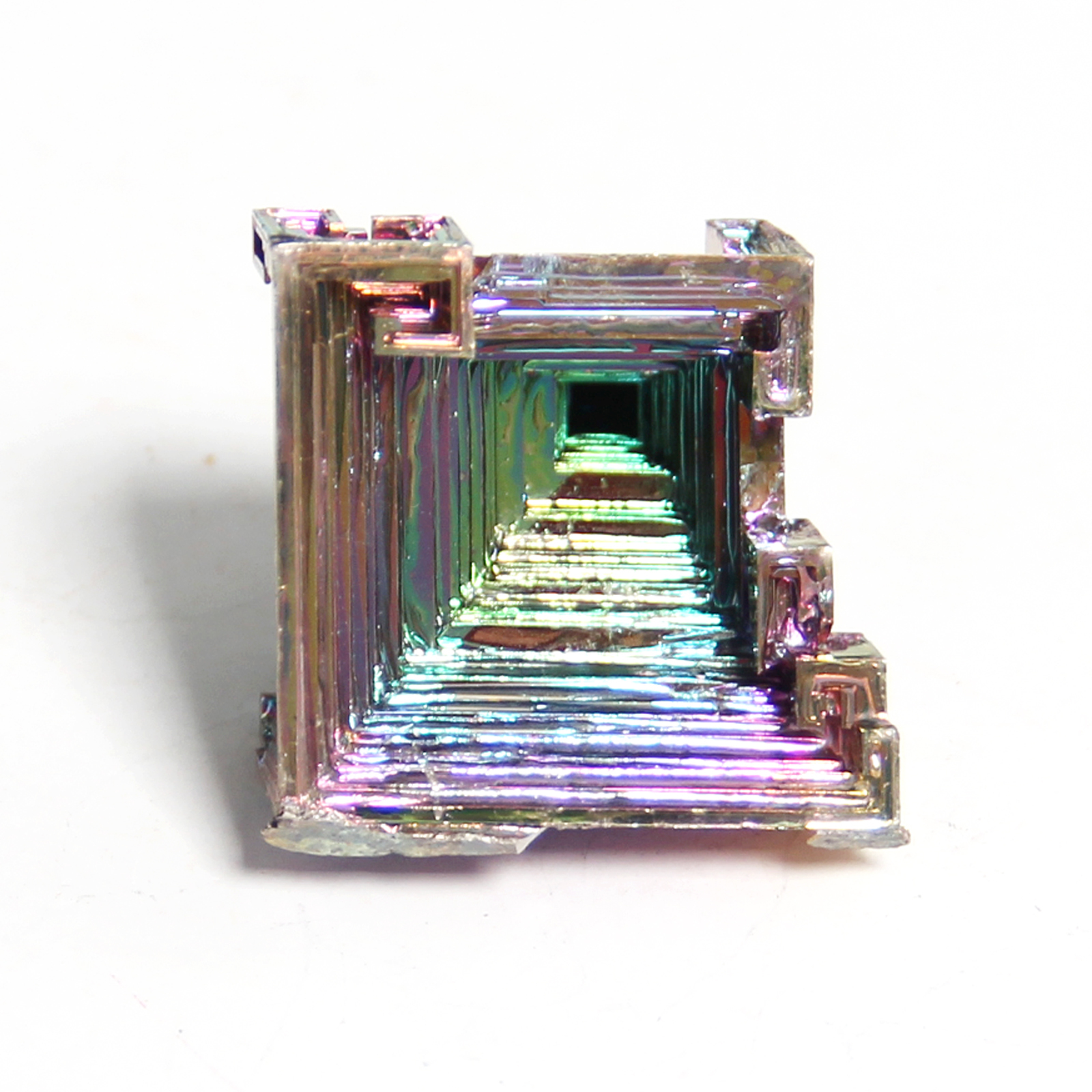 200g Natural Bismuth Bulk, 99.99% Pure Rainbow Bismuth Metal Crystal, Mineral Specimen, Bismuth Gemstone for Gift