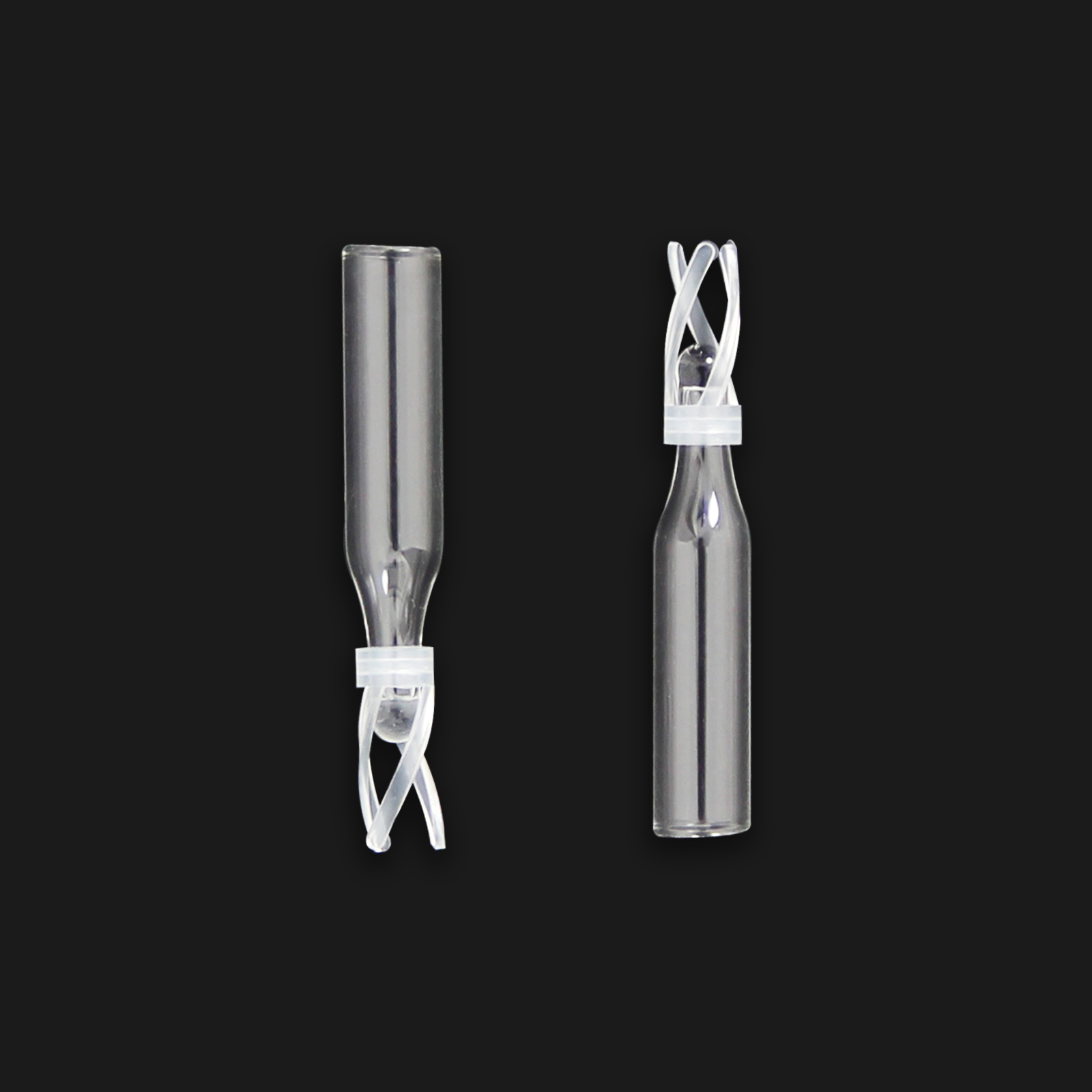 Glass Vial Insert, Clear Glass Insert, Pack of 100
