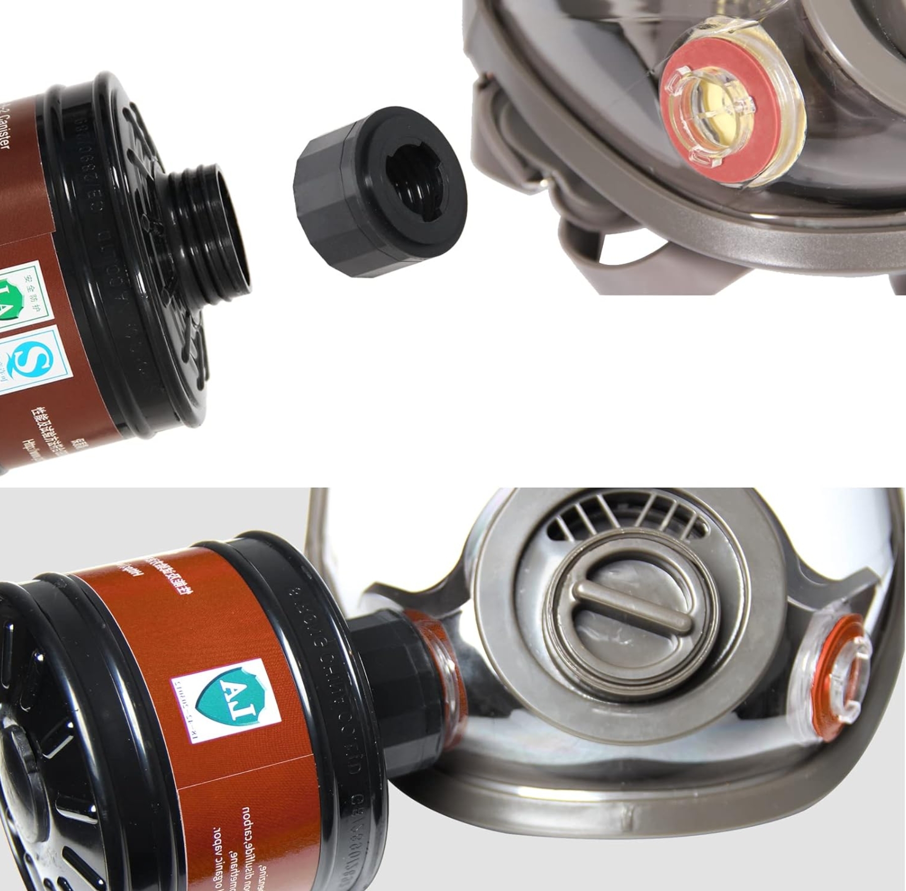 Filter Canister 40mm for Respirator, for Industrial Use, Chemical Handling, Painting and Welding