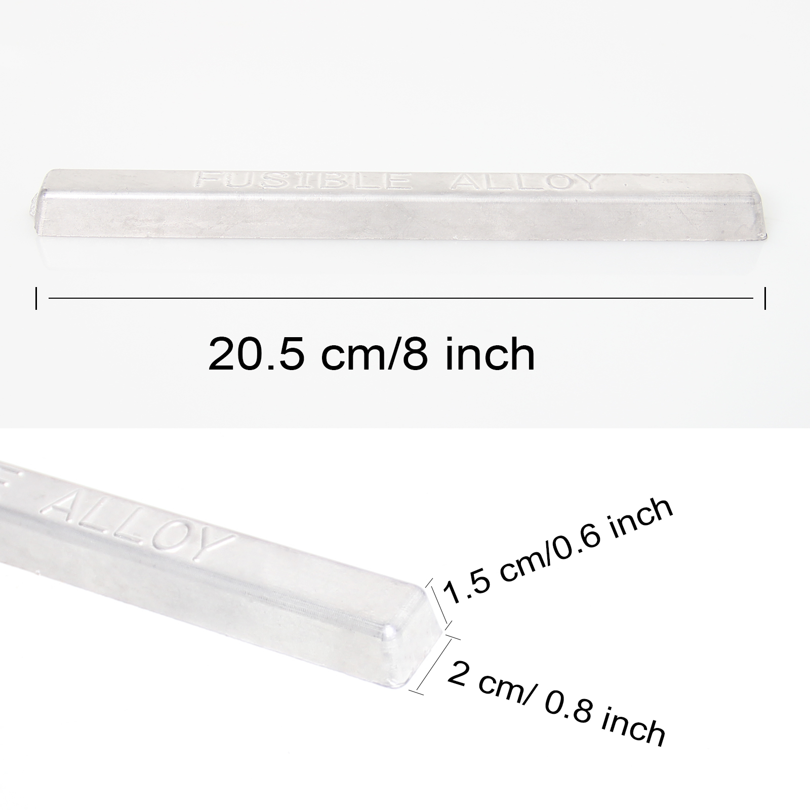 1Lb 158-190F Low-Melting Point Bismuth-Based Alloy Ingot, Cerrosafe Metal Ideal for Metal Casting, Barrel Casting, Measuring, Chamber Casting, Lead-Tin-Bismuth Alloy Easy to Melt