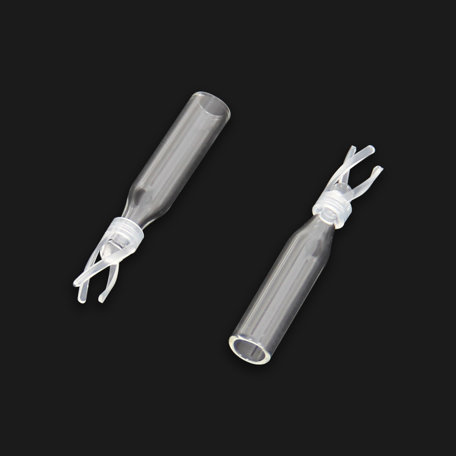 Glass Vial Insert, Clear Glass Insert, Pack of 100