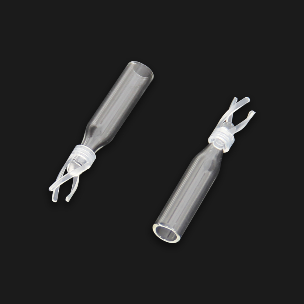 Glass Vial Insert, Clear Glass Insert, Pack of 100