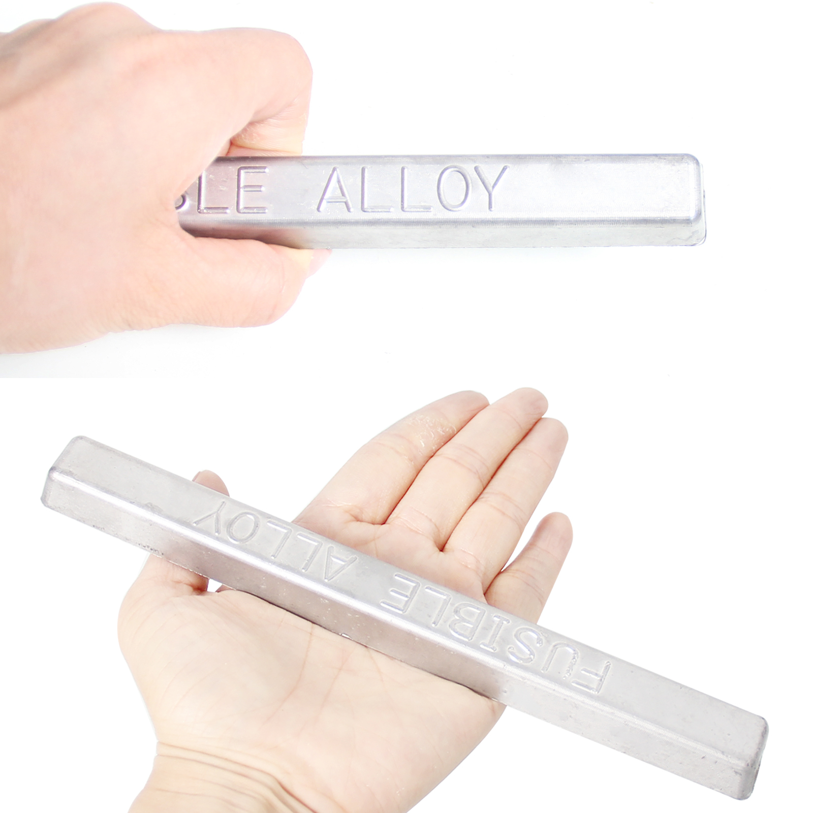 1Lb 158-190F Low-Melting Point Bismuth-Based Alloy Ingot, Cerrosafe Metal Ideal for Metal Casting, Barrel Casting, Measuring, Chamber Casting, Lead-Tin-Bismuth Alloy Easy to Melt