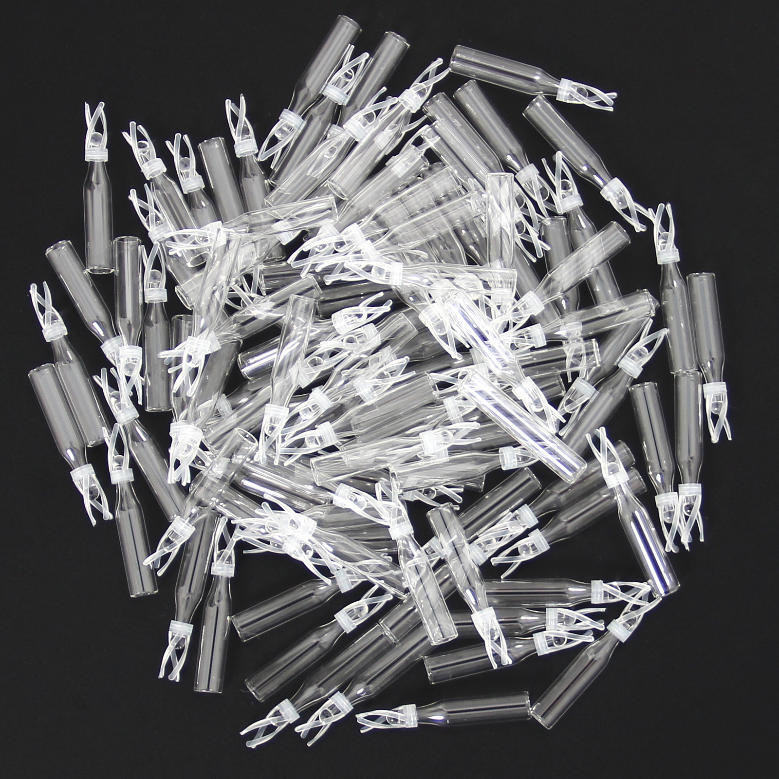 Glass Vial Insert, Clear Glass Insert, Pack of 100