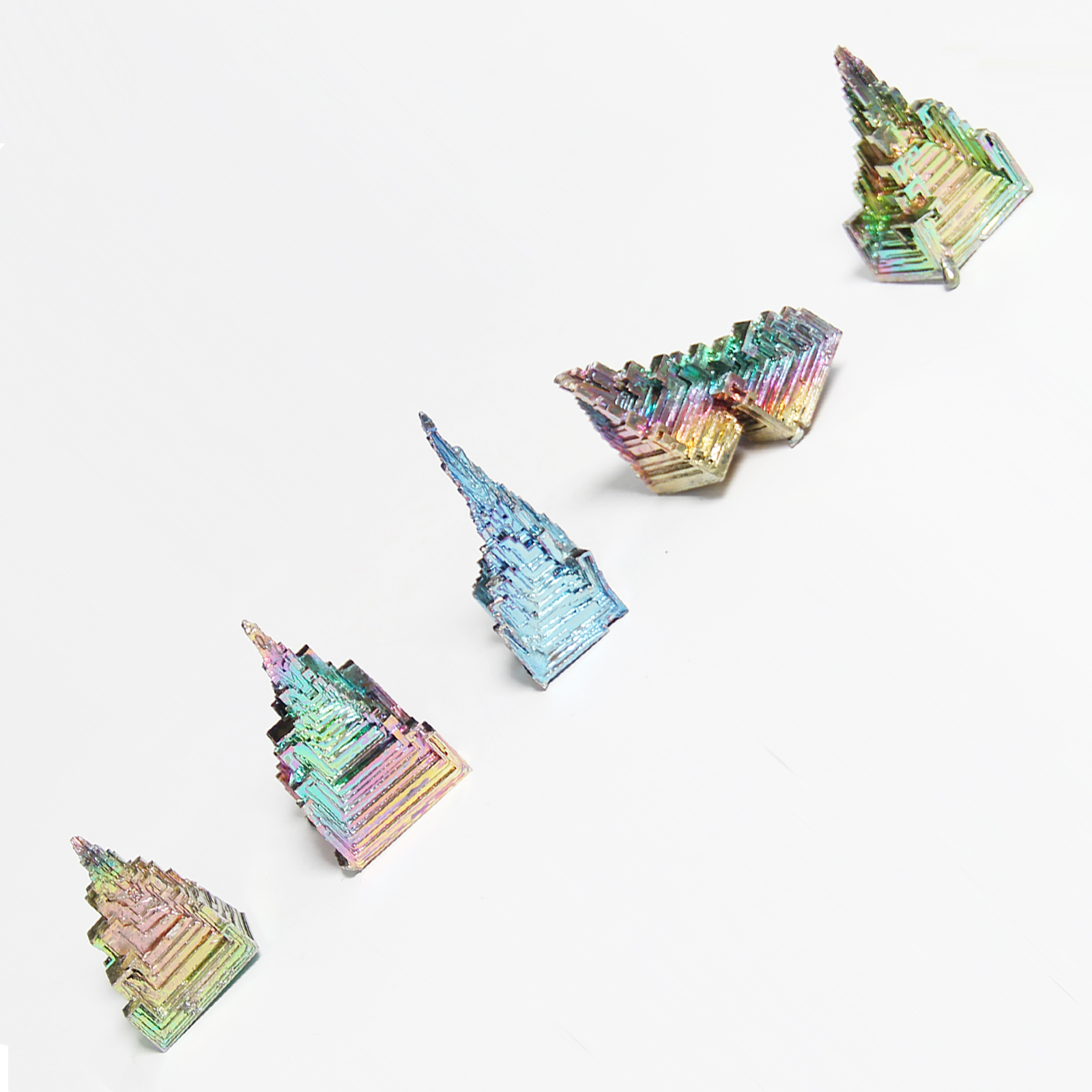 200g Natural Bismuth Bulk, 99.99% Pure Rainbow Bismuth Metal Crystal, Mineral Specimen, Bismuth Gemstone for Gift