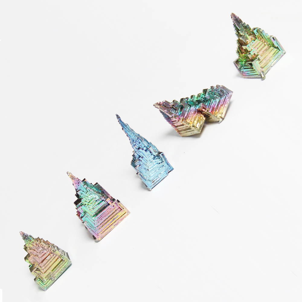 200g Natural Bismuth Bulk, 99.99% Pure Rainbow Bismuth Metal Crystal, Mineral Specimen, Bismuth Gemstone for Gift