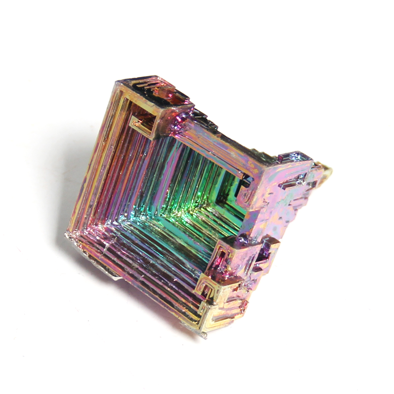 200g Natural Bismuth Bulk, 99.99% Pure Rainbow Bismuth Metal Crystal, Mineral Specimen, Bismuth Gemstone for Gift
