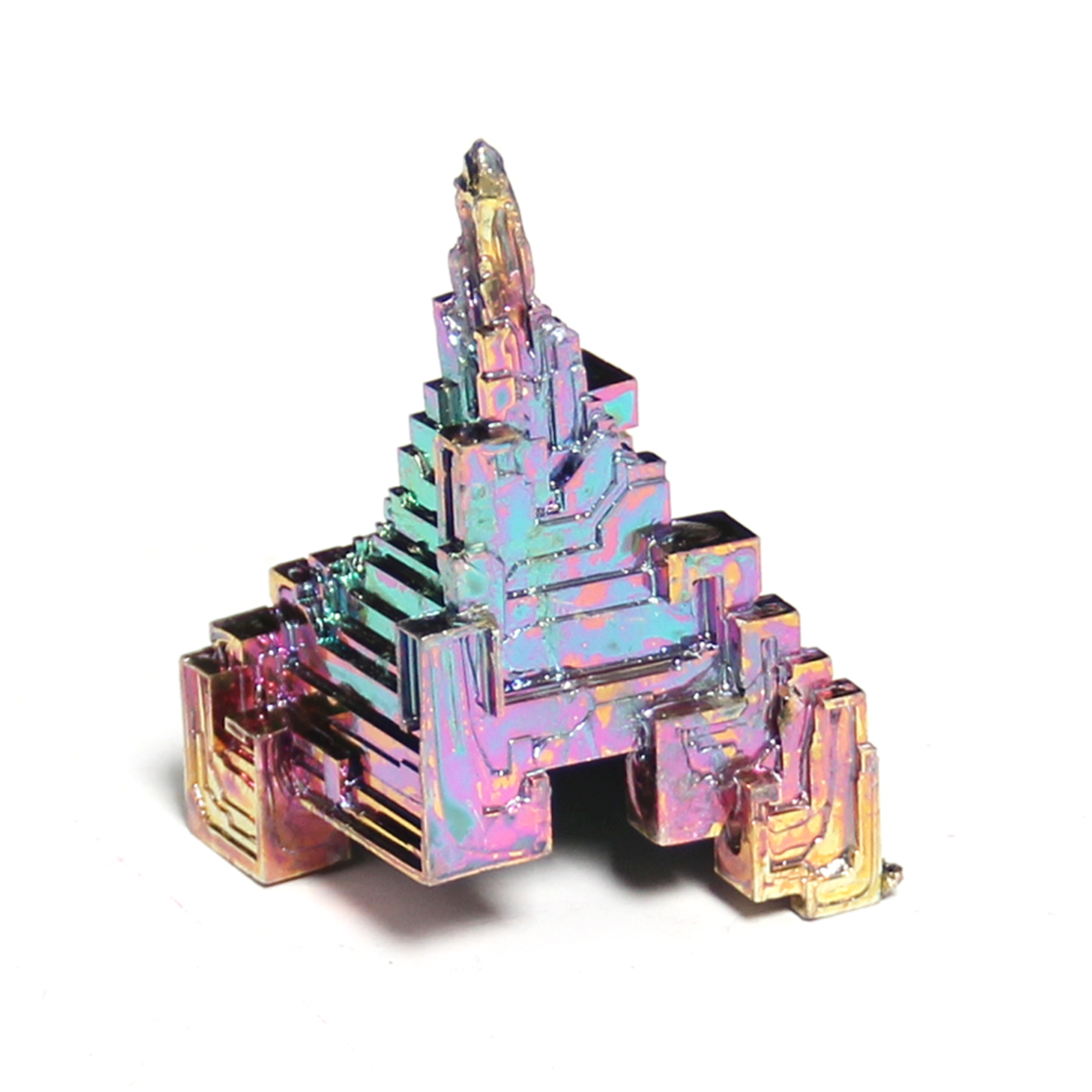 200g Natural Bismuth Bulk, 99.99% Pure Rainbow Bismuth Metal Crystal, Mineral Specimen, Bismuth Gemstone for Gift