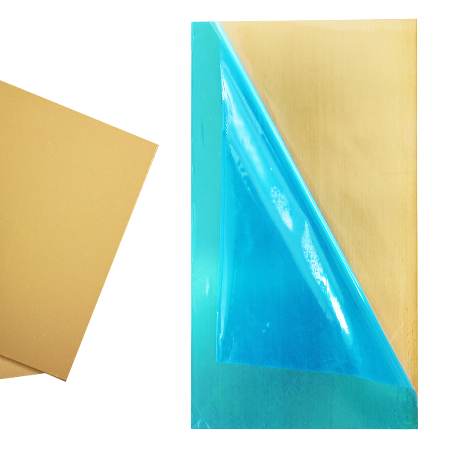 Brass Sheet, No Scratches, Double-Side Film Attached Brass Plates
