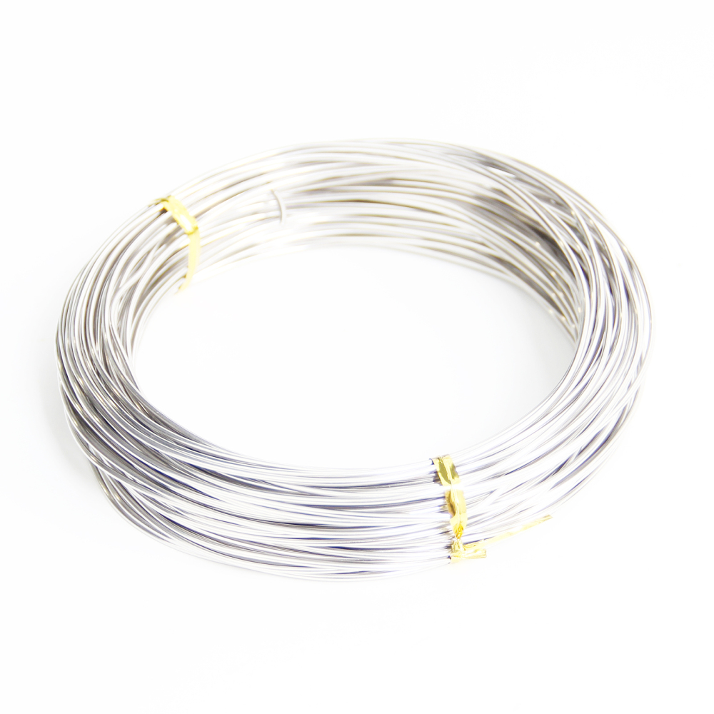 Stainless Steel Craft Wire for Jewelry Making, Dead Soft Stainless Steel Bailing Wire, Silver Snare Wire for Craft and Jewelry Making, Round Selection