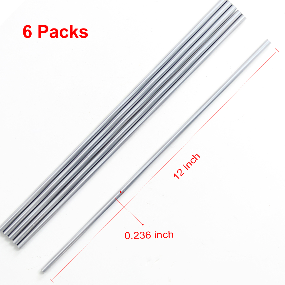 Chrome Plated Carbon Steel Round Rod, Chrome Coated Steel Round Bar for Shaft Gear Drill Lathes Boring Machine Turning Miniature Axle, Cylindrical Pin DIY Craft Tool