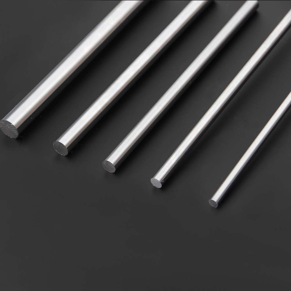 1 Pc Chrome Plated Carbon Steel Round Rod, Chrome Coated Steel Round Bar for Shaft Gear Drill Lathes Boring Machine Turning Miniature Axle, Cylindrical Pin DIY Craft Tool