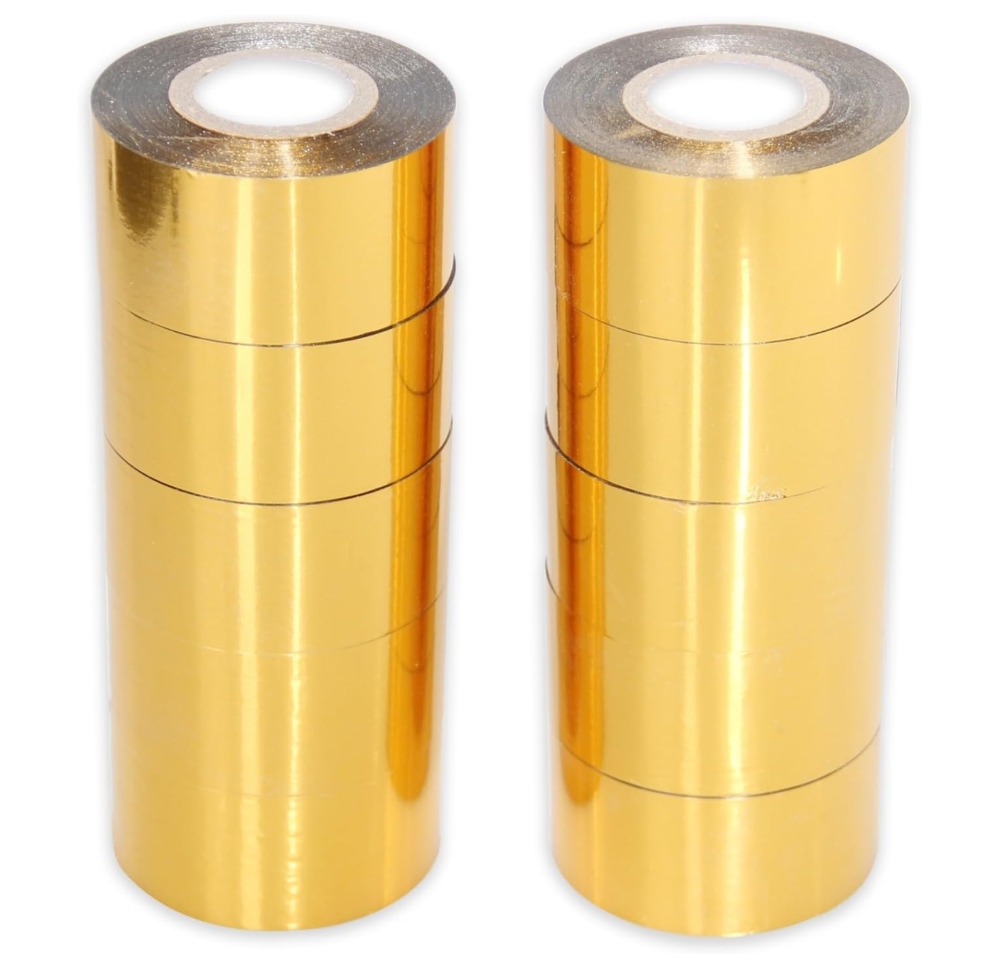 10 Rolls 30mm x 100m Thermal Transfer Ribbon Resin for Coder Printer Machine, Ribbon for Coding Machine