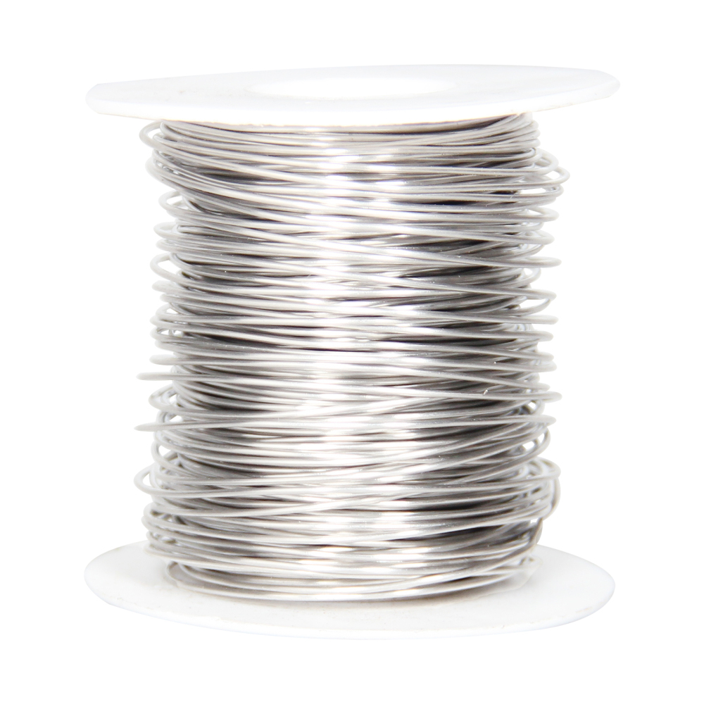 Stainless Steel Craft Wire for Jewelry Making, Dead Soft Stainless Steel Bailing Wire, Silver Snare Wire for Craft and Jewelry Making, Round Selection