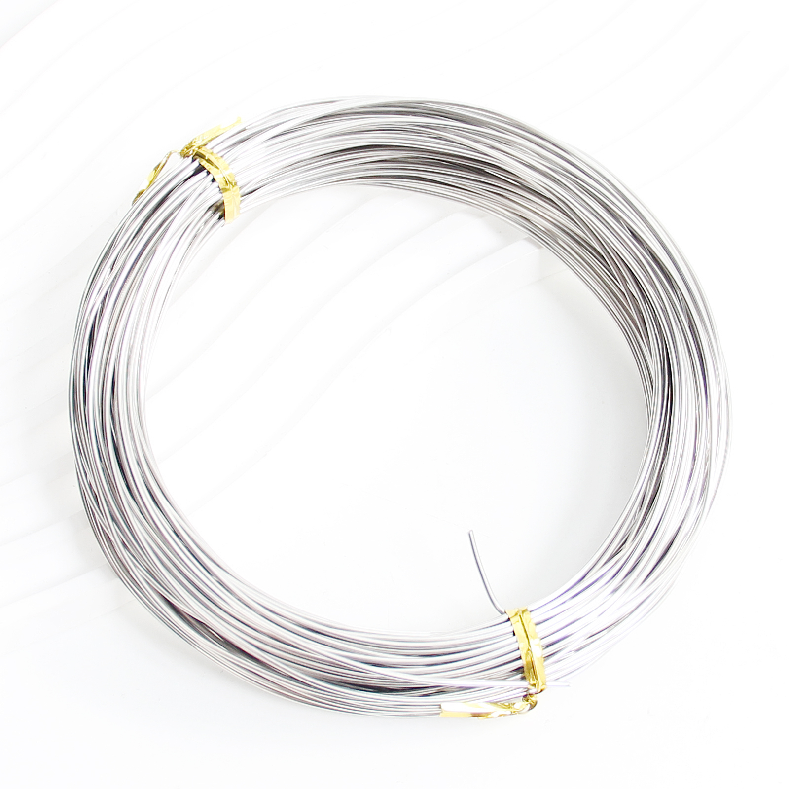 Stainless Steel Craft Wire for Jewelry Making, Dead Soft Stainless Steel Bailing Wire, Silver Snare Wire for Craft and Jewelry Making, Round Selection