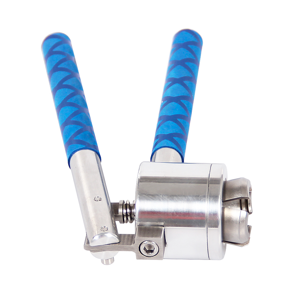 20mm Flip Vial Crimper + 100 Glass Vials (10 ml) + 100 Rubber Stoppers + 100 Plastic-aluminum Flip Caps