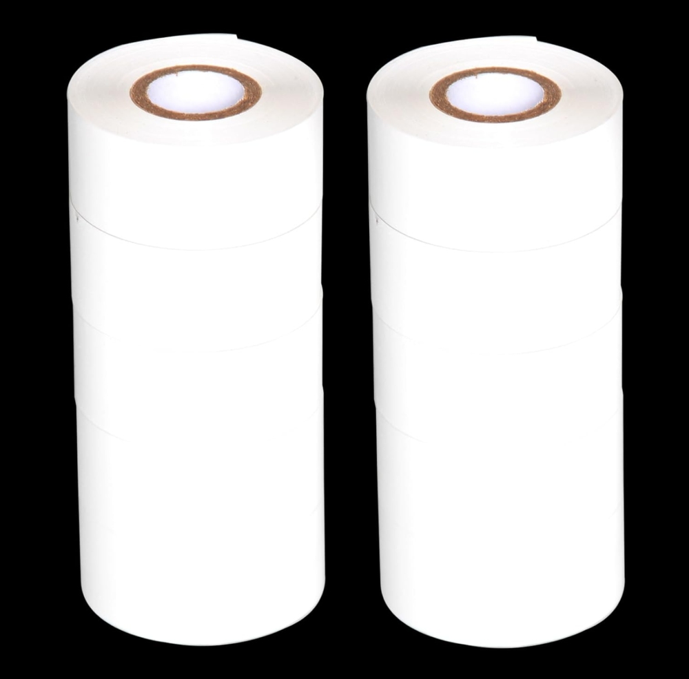 10 Rolls 30mm x 100m Thermal Transfer Ribbon Resin for Coder Printer Machine, Ribbon for Coding Machine