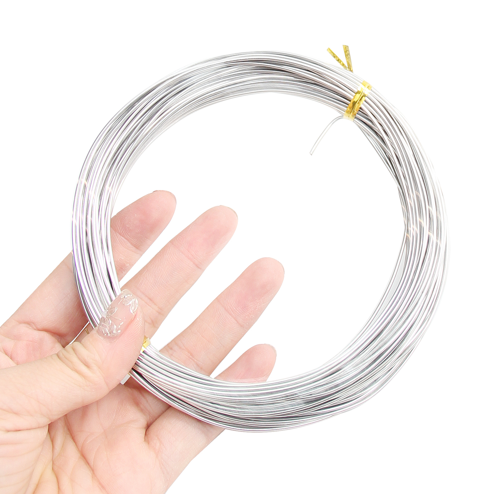 Stainless Steel Craft Wire for Jewelry Making, Dead Soft Stainless Steel Bailing Wire, Silver Snare Wire for Craft and Jewelry Making, Round Selection