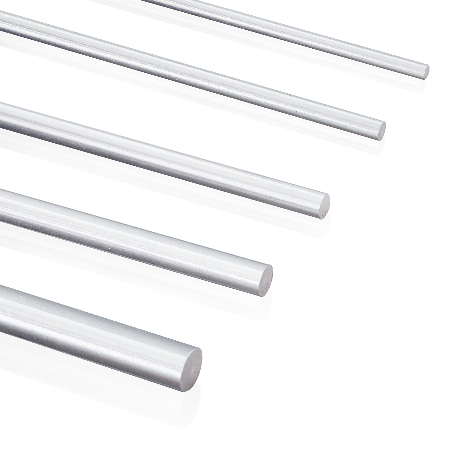 1 Pc Chrome Plated Carbon Steel Round Rod, Chrome Coated Steel Round Bar for Shaft Gear Drill Lathes Boring Machine Turning Miniature Axle, Cylindrical Pin DIY Craft Tool