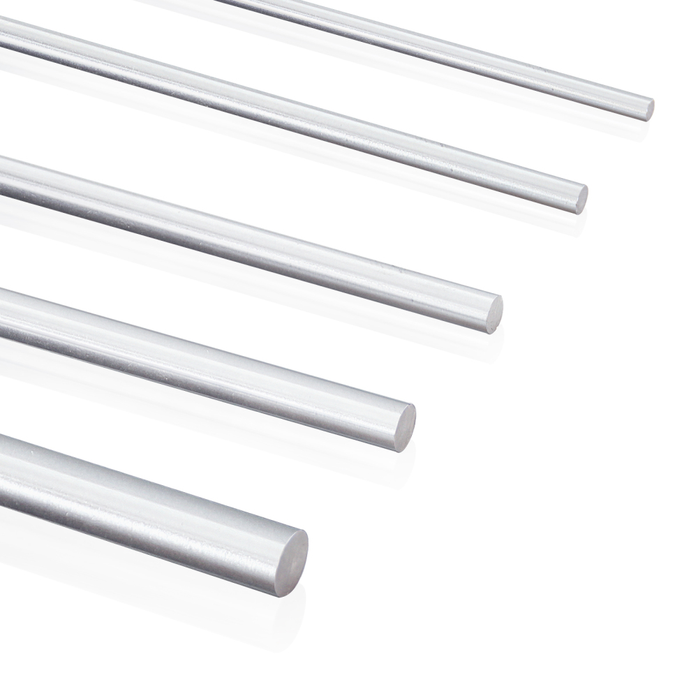 1 Pc Chrome Plated Carbon Steel Round Rod, Chrome Coated Steel Round Bar for Shaft Gear Drill Lathes Boring Machine Turning Miniature Axle, Cylindrical Pin DIY Craft Tool