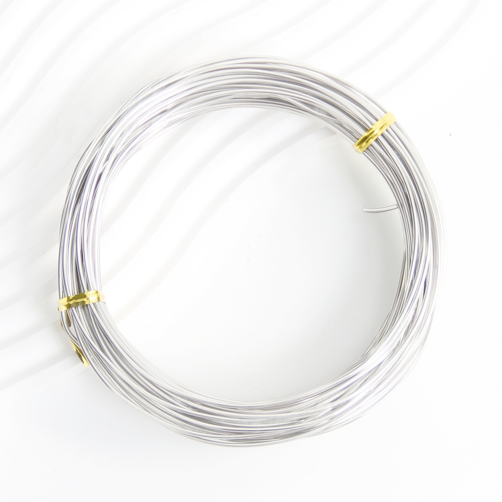 Stainless Steel Craft Wire for Jewelry Making, Dead Soft Stainless Steel Bailing Wire, Silver Snare Wire for Craft and Jewelry Making, Round Selection