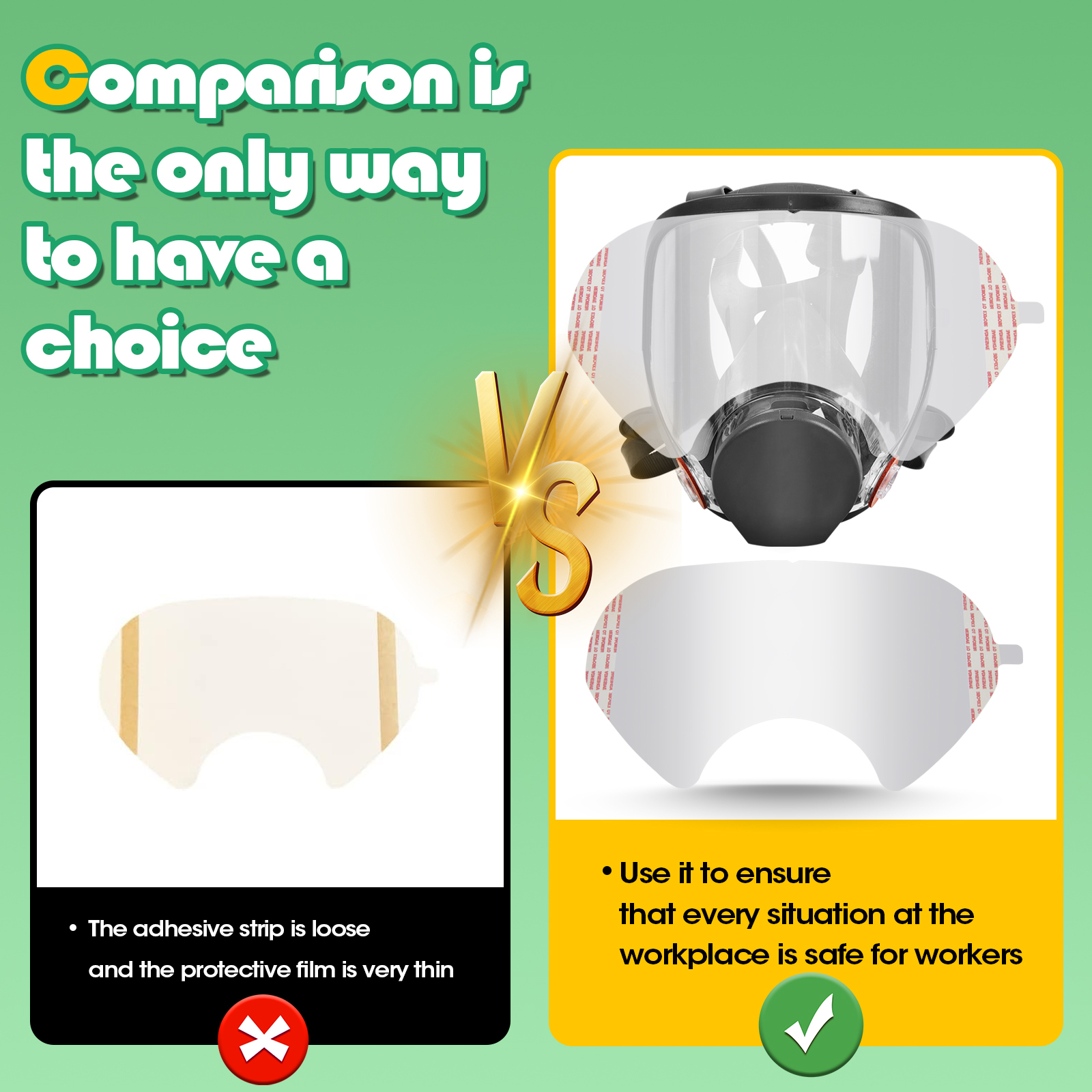 Trudsafe 30 Pack Peel Off Lens Cover Compatible for 6885, 6000, 6700, 6800, 6900 Series Respirator Mask, Protective Cover(Pack of 30)
