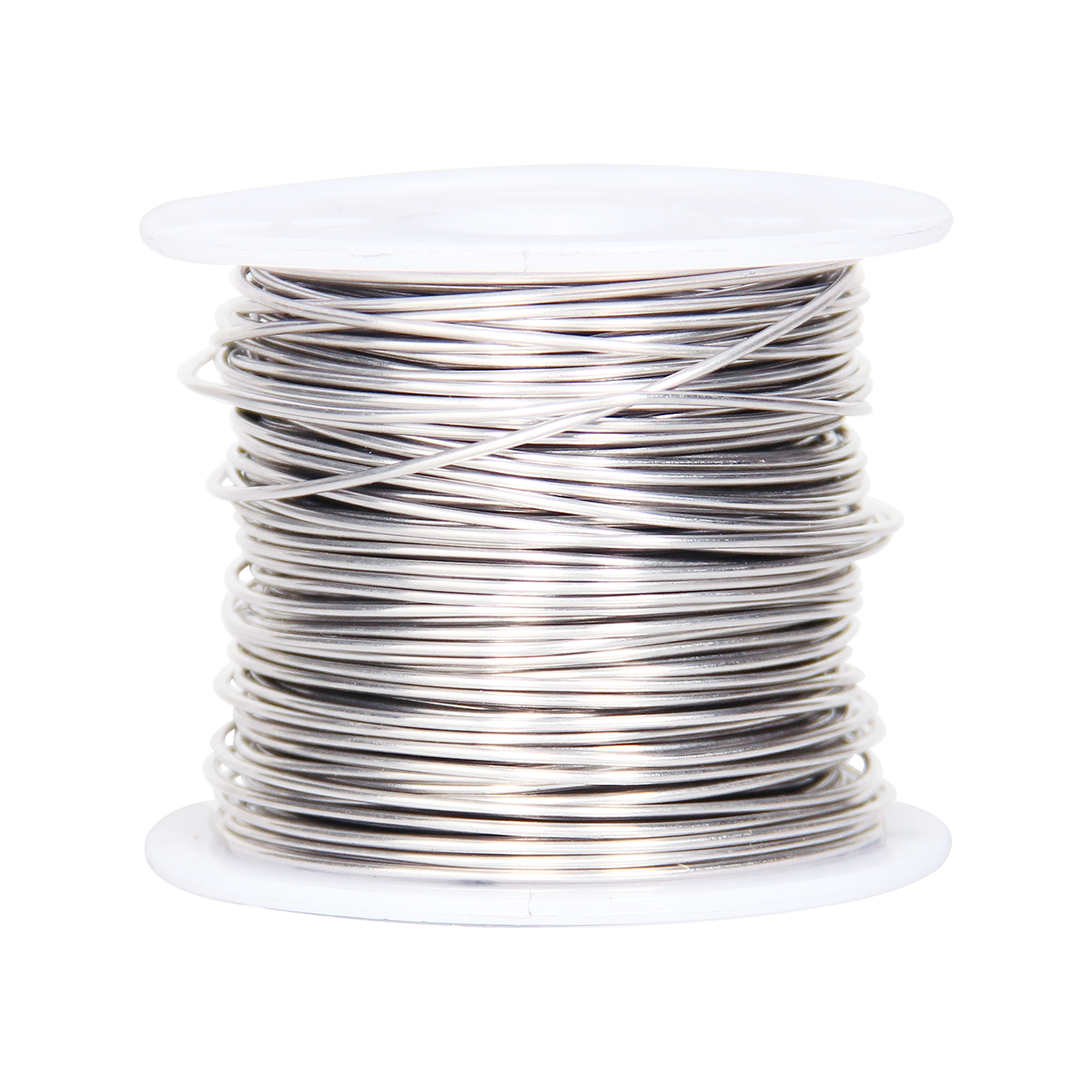 Stainless Steel Craft Wire for Jewelry Making, Dead Soft Stainless Steel Bailing Wire, Silver Snare Wire for Craft and Jewelry Making, Round Selection