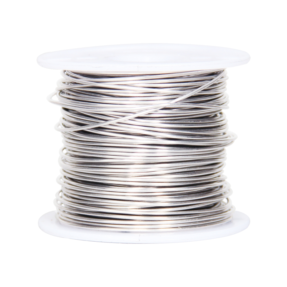 Stainless Steel Craft Wire for Jewelry Making, Dead Soft Stainless Steel Bailing Wire, Silver Snare Wire for Craft and Jewelry Making, Round Selection