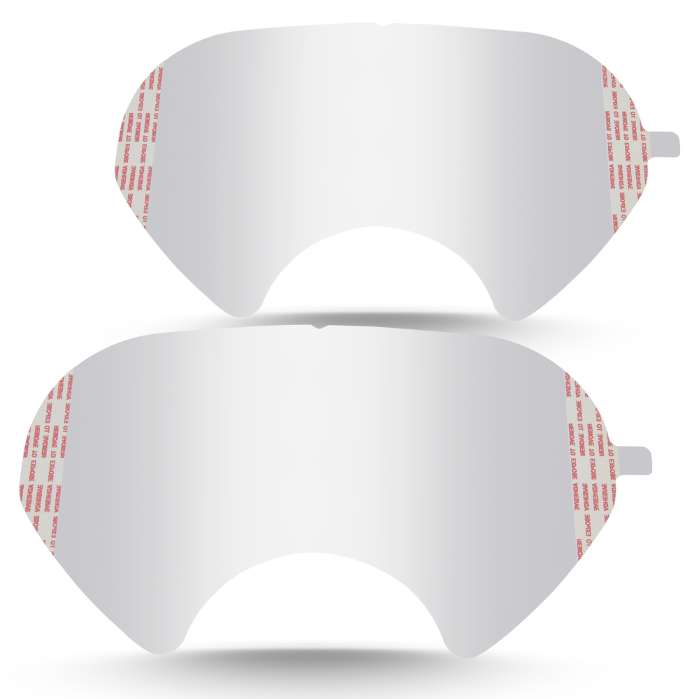 Trudsafe 30 Pack Peel Off Lens Cover Compatible for 6885, 6000, 6700, 6800, 6900 Series Respirator Mask, Protective Cover(Pack of 30)