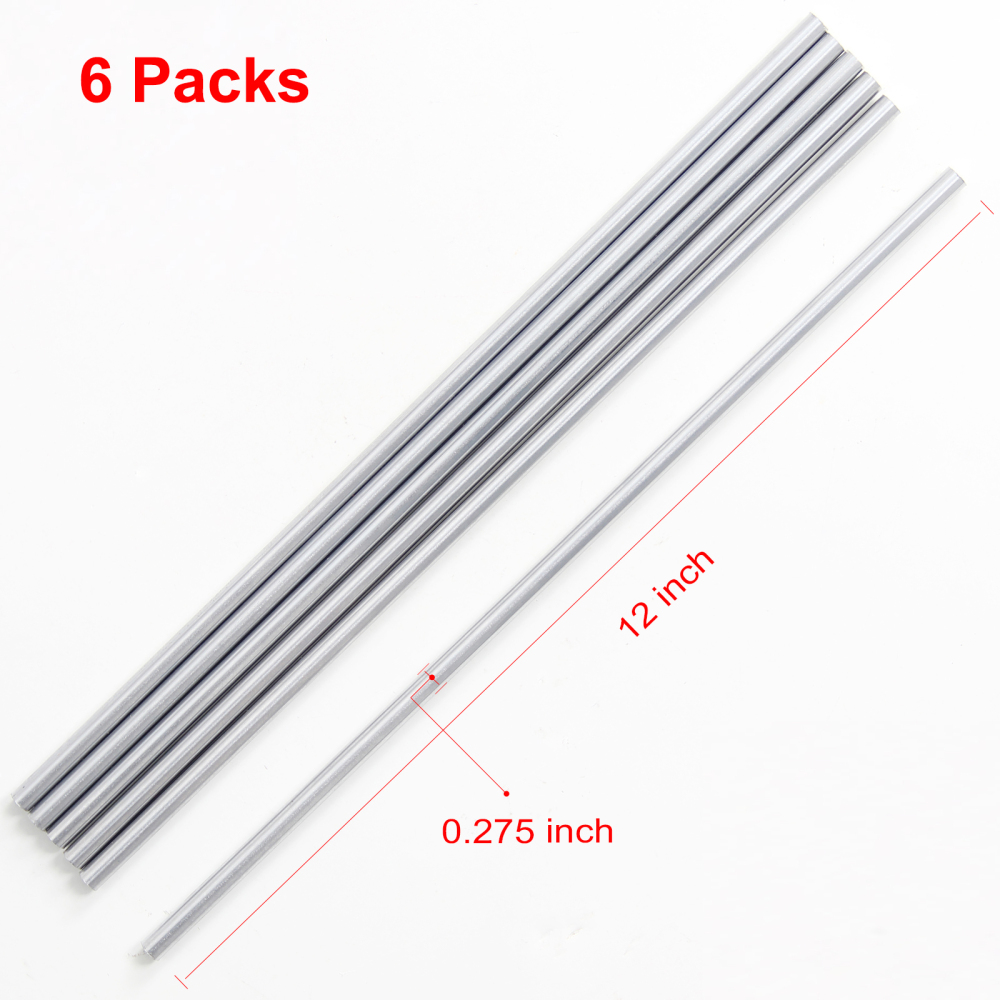 Chrome Plated Carbon Steel Round Rod, Chrome Coated Steel Round Bar for Shaft Gear Drill Lathes Boring Machine Turning Miniature Axle, Cylindrical Pin DIY Craft Tool