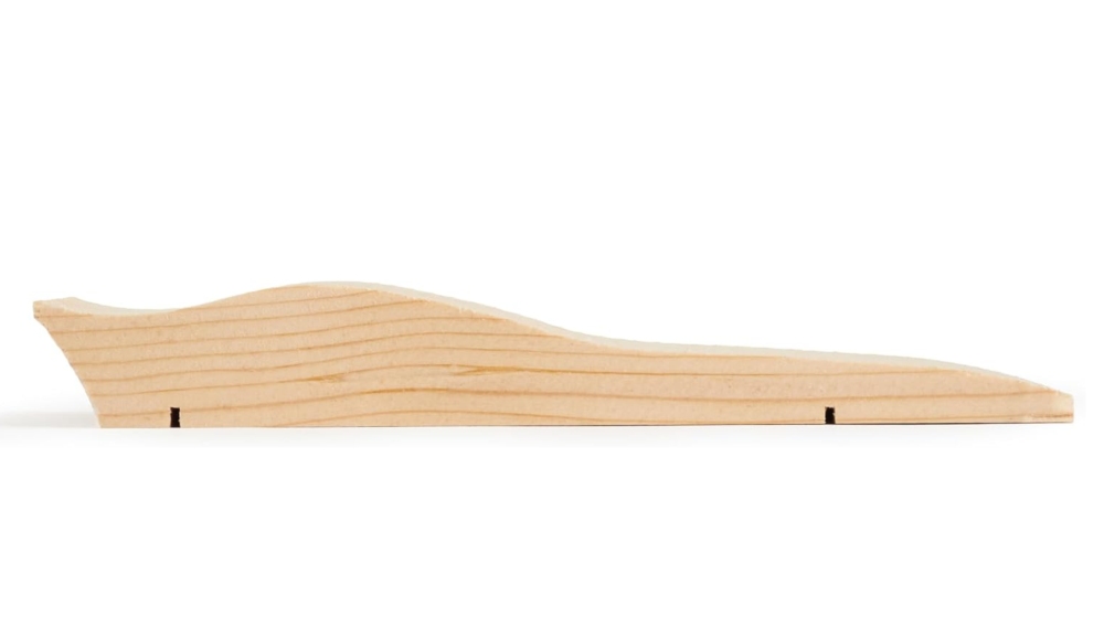 Firebird Pre-Cut Pine Derby Car Body | Space for Extra Weight to Meet The Racing Limit | Ready to Customize with Parts, Paint, Decals, and Accessories