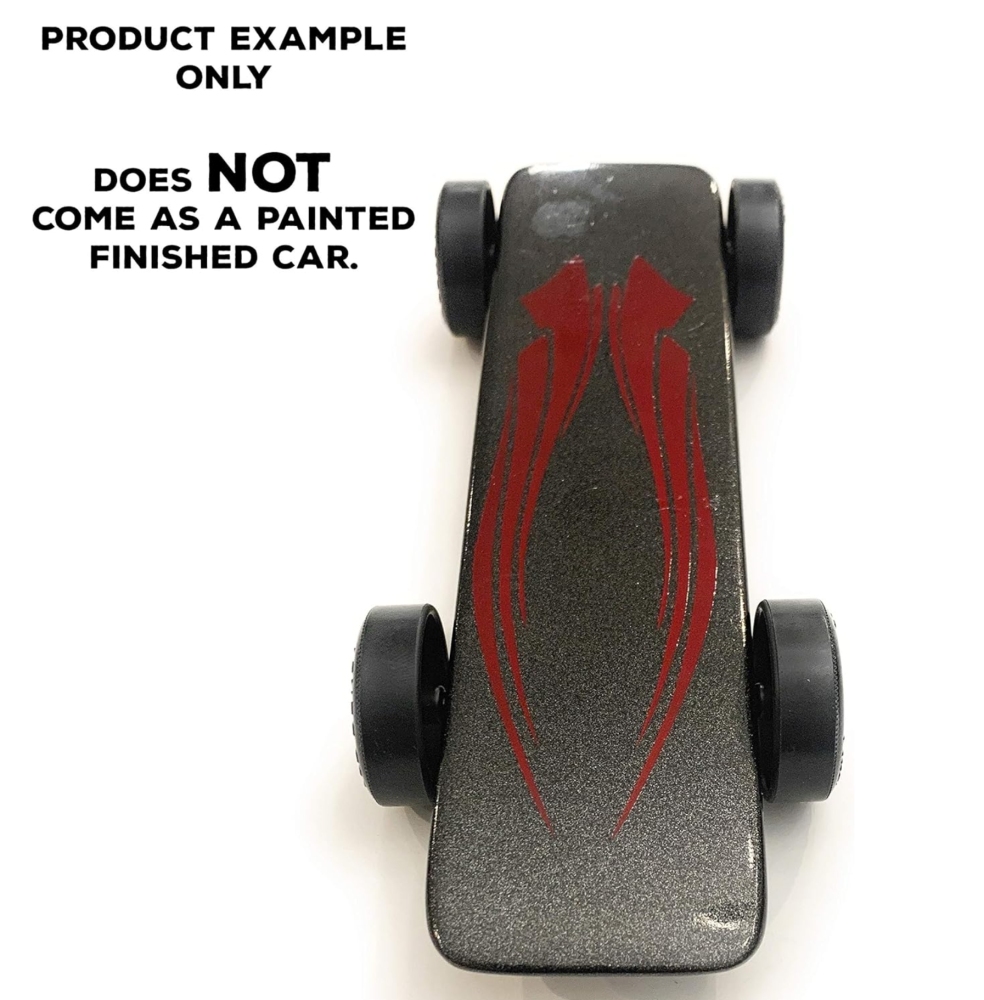 Pinewood Car Kit | Includes Official Scout Speed Wheels, Speed Axles, Graphite & Tungsten Weight | Wing Car Derby Car Kit