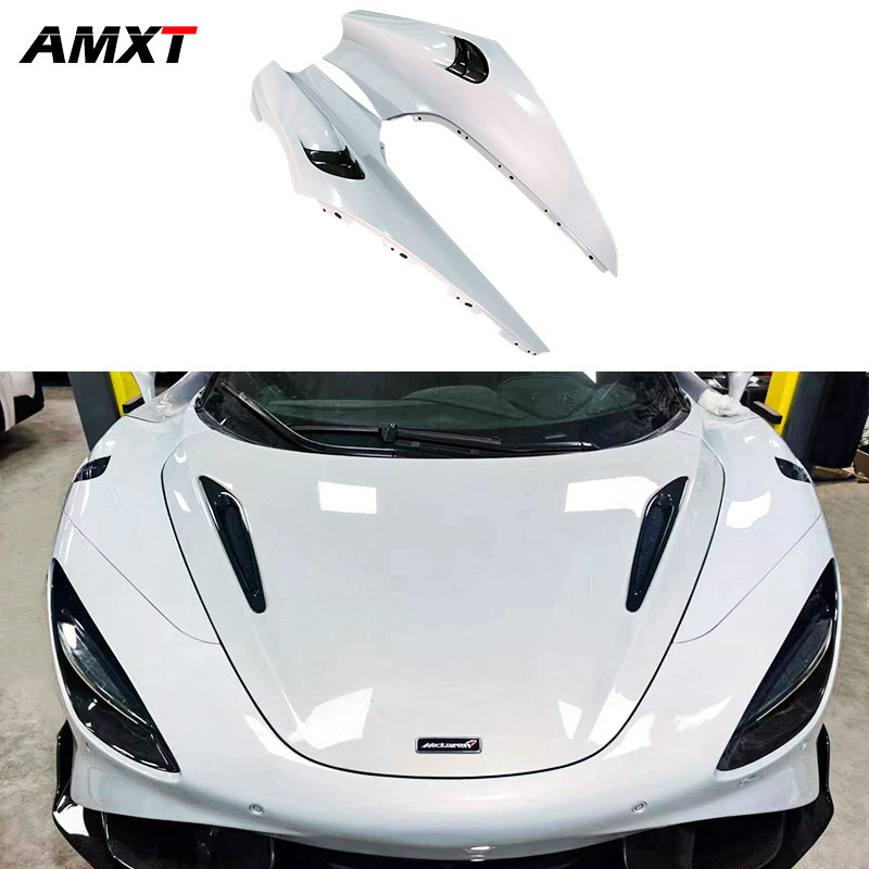 The High Quality Factory-price Dry Carbon Fiber 765LT Style Front Fenders for the McLaren 720S Have an Excellent Fit