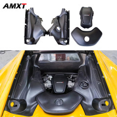 Dry Carbon Fiber Engine Bay Panels SET (4 PCS) Engine Cover for Mclaren MP4-12C 2012-2014