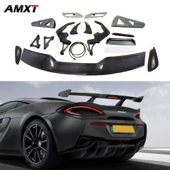 540-570S MSO Style Wing High Quality Fast Delivery Dry Carbon Fiber Body Kits for Mclaren