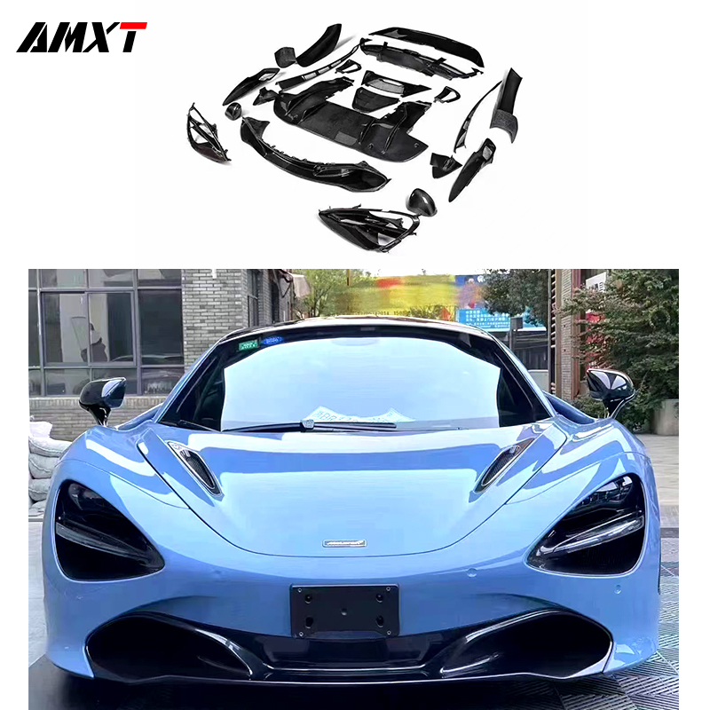 720S Upgrade OEM Body Kits for Mclaren High Quality Fast Delivery Dry Carbon Fiber Front Lip Side Skirt Rear Diffuser Fender