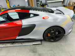 Mclaren 650S Upgrade 675LT Kits Body Kits Excellent Quality Wet Carbon Fiber Front Lip Side Skirt Rear Diffuser Hood Bonnet Fender