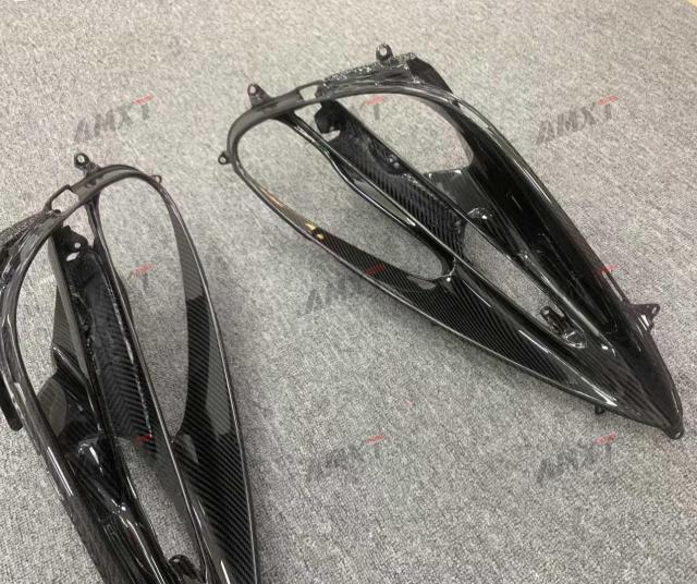 Mclaren 720S Headlight frame Dry Carbon Fiber M Style Light Lamp Cover Headlight Cover Body Kits for Mclaren 720S