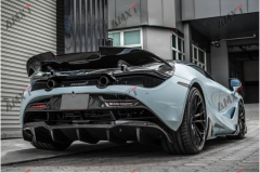 High Quality Fast Delivery Whole Sale Price Dry Carbon Fiber RYFT Rear Diffuser Body Kits for Mclaren 720S