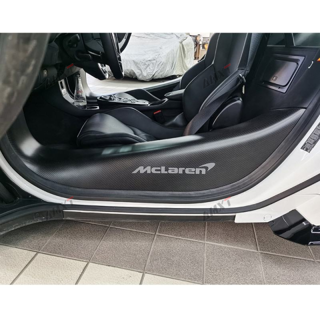 High Quality Good Fit Dry Carbon Door Sill Trims for McLaren GT Easy to Install and Fast to Ship