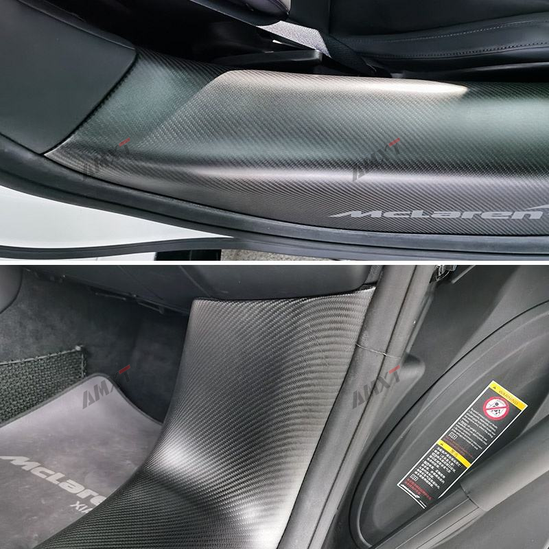 High Quality Good Fit Dry Carbon Door Sill Trims for McLaren GT Easy to Install and Fast to Ship