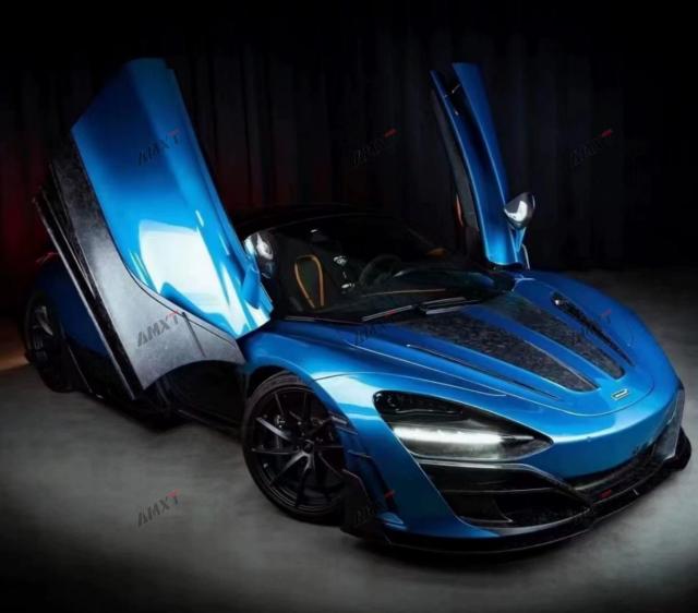 High Quality Fast Delivery Whole Sale Price Dry Carbon Fiber Mansory Hood Body Kits for Mclaren 720S