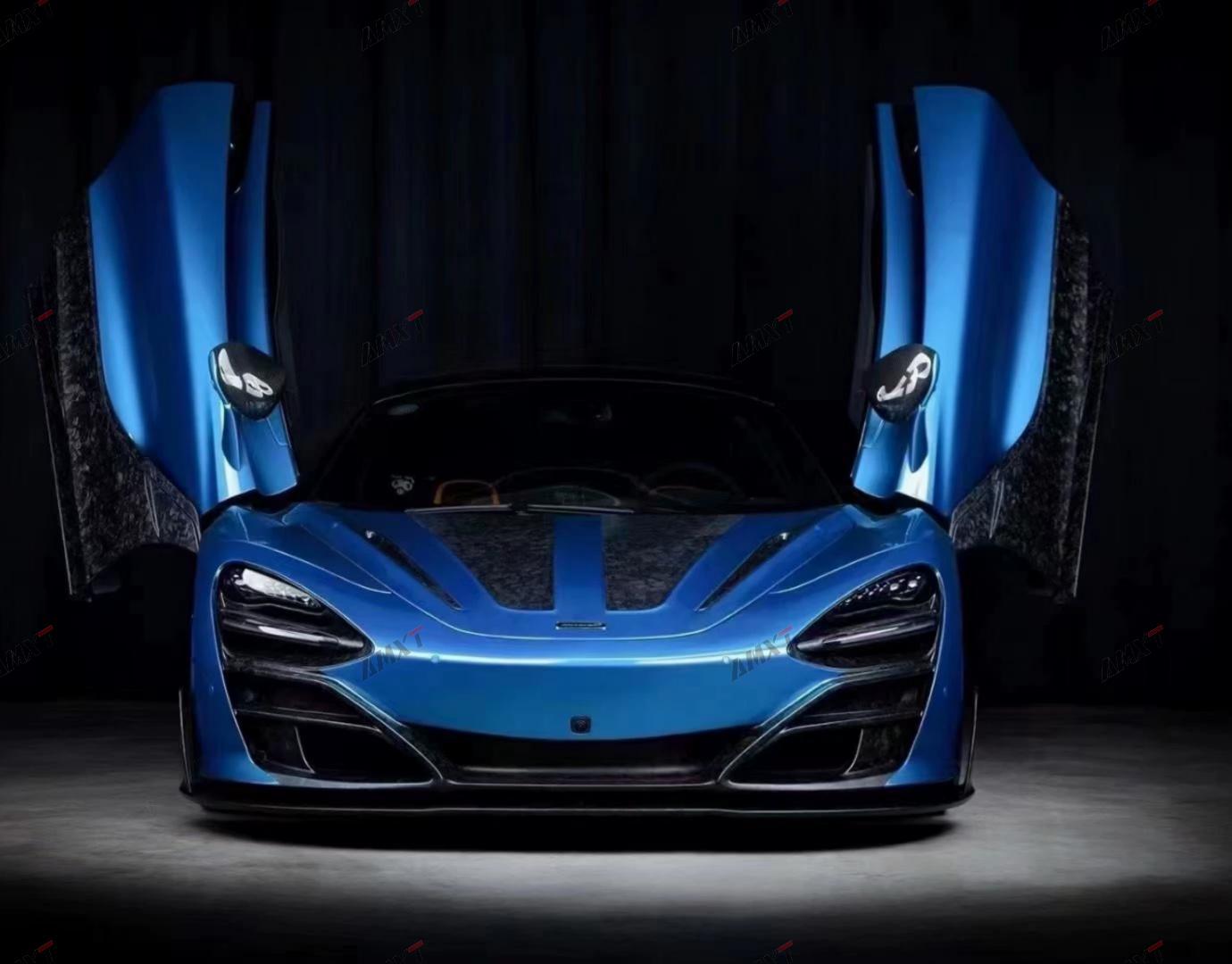High Quality Fast Delivery Whole Sale Price Dry Carbon Fiber Mansory Hood Body Kits for Mclaren 720S