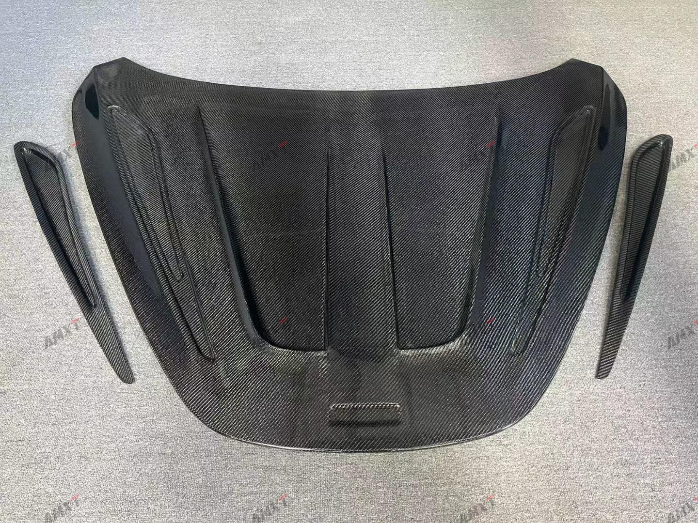 High Quality Fast Delivery Whole Sale Price Dry Carbon Fiber Mansory Hood Body Kits for Mclaren 720S