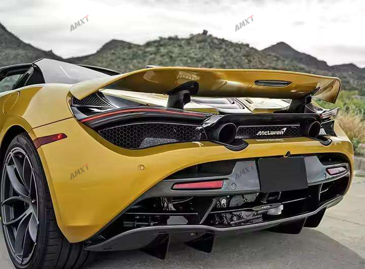 High Quality Fast Delivery Whole Sale Price Dry Carbon Fiber OEM Style Rear Middle Bumper Body Kits for Mclaren 720S